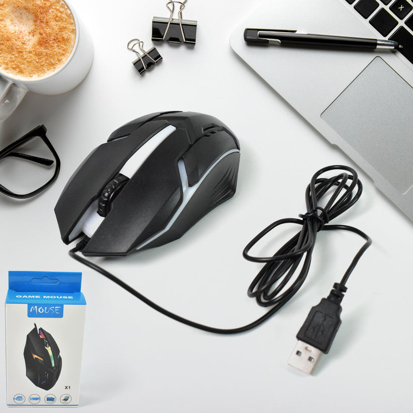 USB Wired Mouse, Ergonomic Design Gaming Mouse