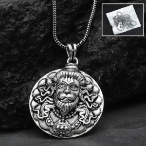 Hanuman faceLocket With Chain, Pendant Necklace Chain